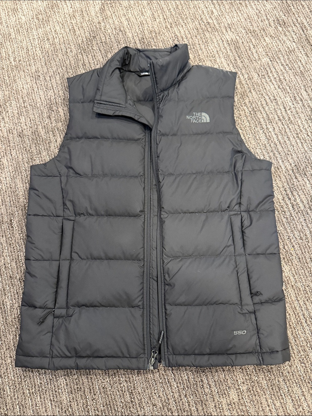 The North Face Men’s Black Quilted 550 Down Vest (only worn a few times)